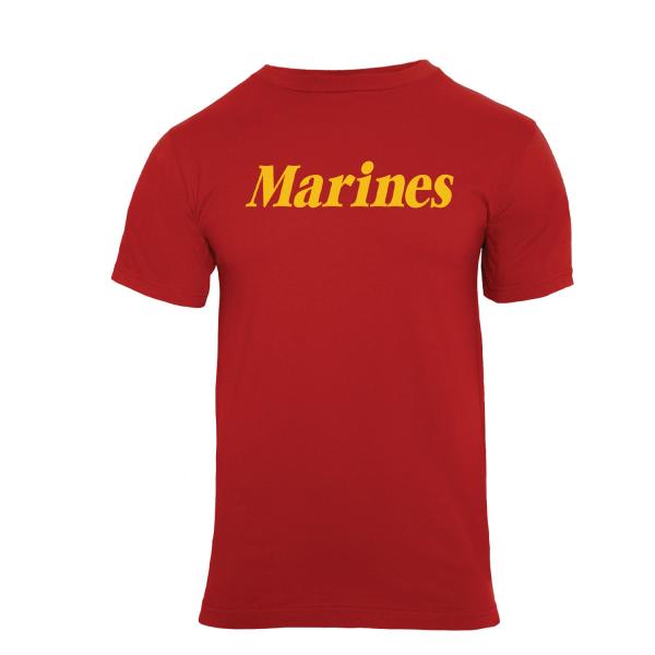 T-Shirt Marines rood